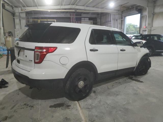 1FM5K8AR9EGB96140 - 2014 FORD EXPLORER POLICE INTERCEPTOR WHITE photo 3