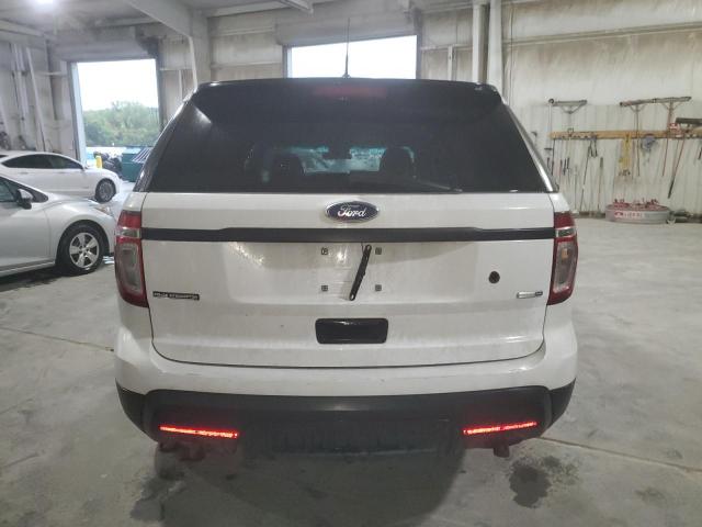 1FM5K8AR9EGB96140 - 2014 FORD EXPLORER POLICE INTERCEPTOR WHITE photo 6