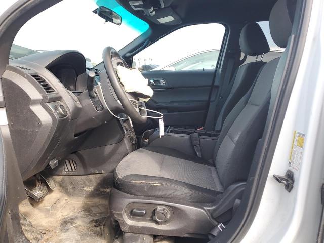 1FM5K8AR9EGB96140 - 2014 FORD EXPLORER POLICE INTERCEPTOR WHITE photo 7