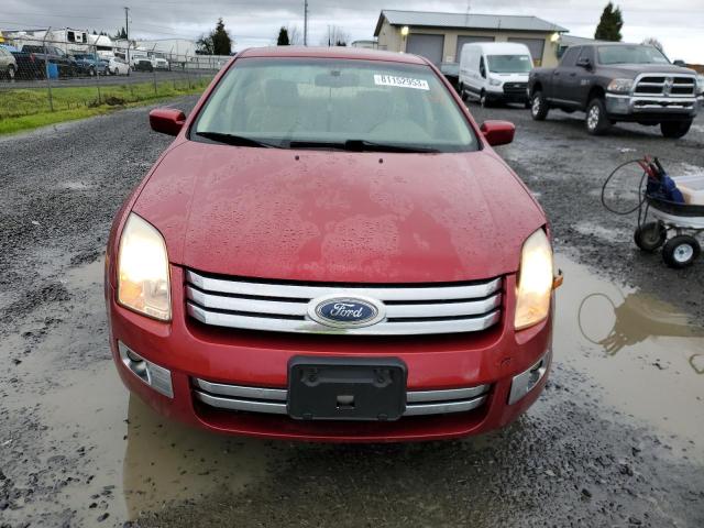 3FAHP081X7R182933 - 2007 FORD FUSION SEL RED photo 5