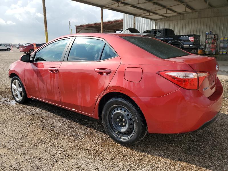 5YFBURHE6JP812041 - 2018 TOYOTA COROLLA L 红色 照片 2