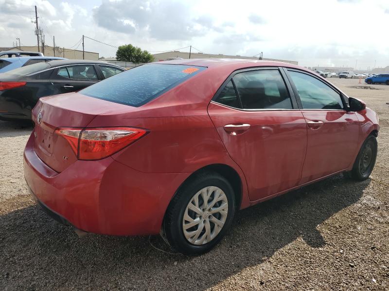 5YFBURHE6JP812041 - 2018 TOYOTA COROLLA L 红色 照片 3