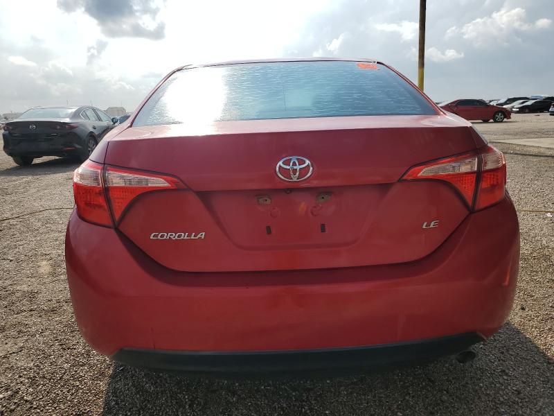5YFBURHE6JP812041 - 2018 TOYOTA COROLLA L 红色 照片 6