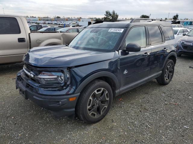 3FMCR9C67MRA38060 - 2021 FORD BRONCO SPO OUTER BANKS BLUE photo 1