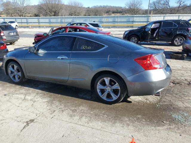 1HGCS2B8XCA009438 - 2012 HONDA ACCORD EXL GRAY photo 2