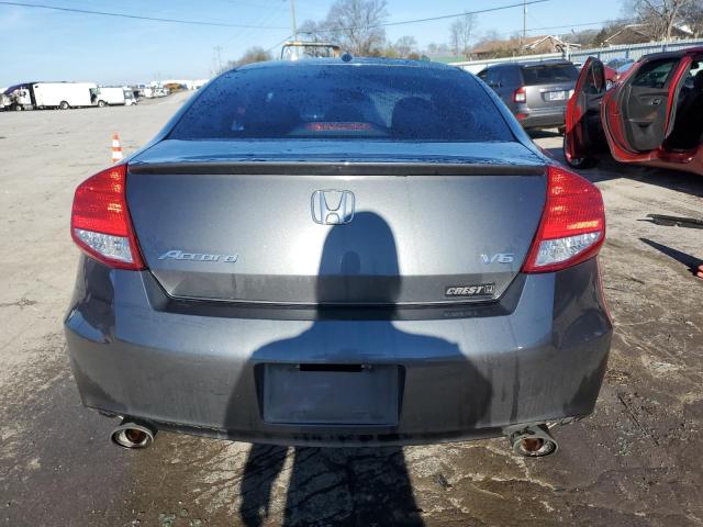 1HGCS2B8XCA009438 - 2012 HONDA ACCORD EXL GRAY photo 6