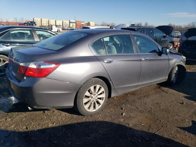 1HGCR2F70DA255140 - 2013 HONDA ACCORD EX GRAY photo 3