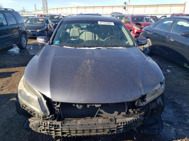 1HGCR2F70DA255140 - 2013 HONDA ACCORD EX GRAY photo 5