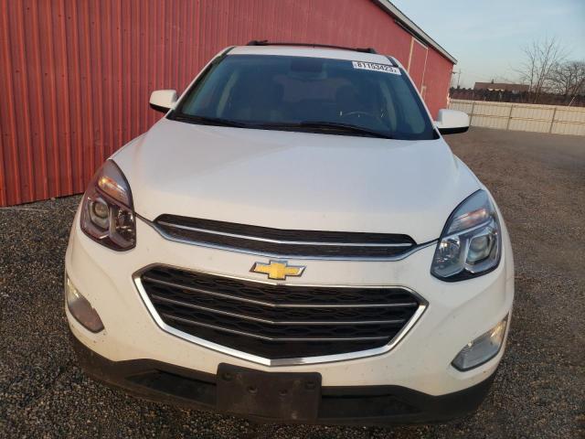 2GNALCEK2H1536298 - 2017 CHEVROLET EQUINOX LT WHITE photo 5