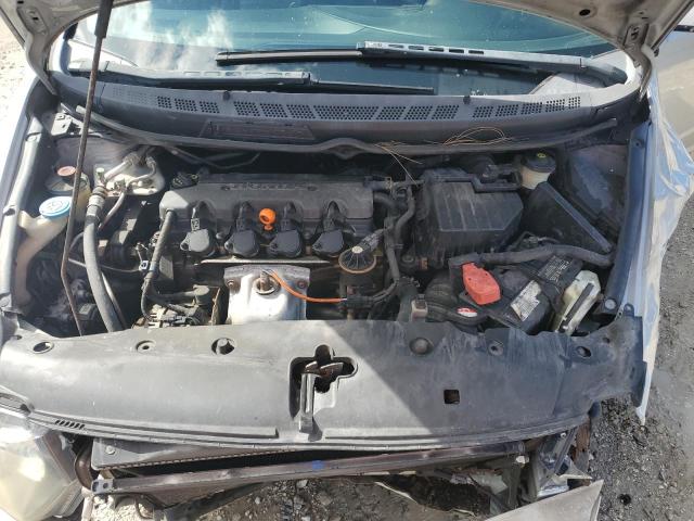 2HGFG12809H529926 - 2009 HONDA CIVIC EX SILVER photo 11