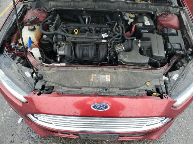 3FA6P0H79DR155293 - 2013 FORD FUSION SE BURGUNDY photo 11