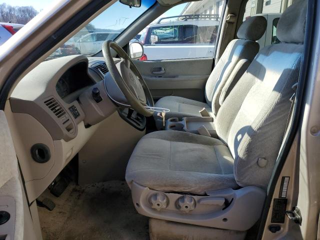 KNDUP131056624294 - 2005 KIA SEDONA EX BEIGE photo 7