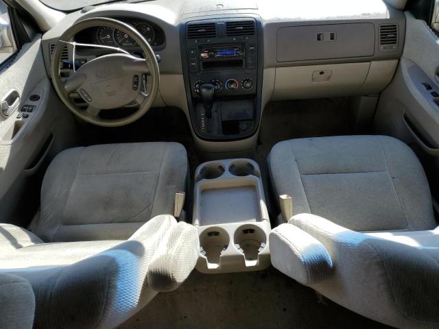 KNDUP131056624294 - 2005 KIA SEDONA EX BEIGE photo 8