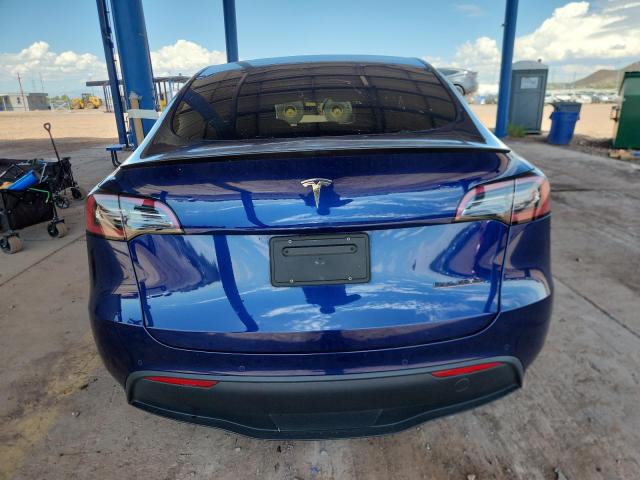 7SAYGDEFXNF542785 - 2022 TESLA MODEL Y Blau Foto 6