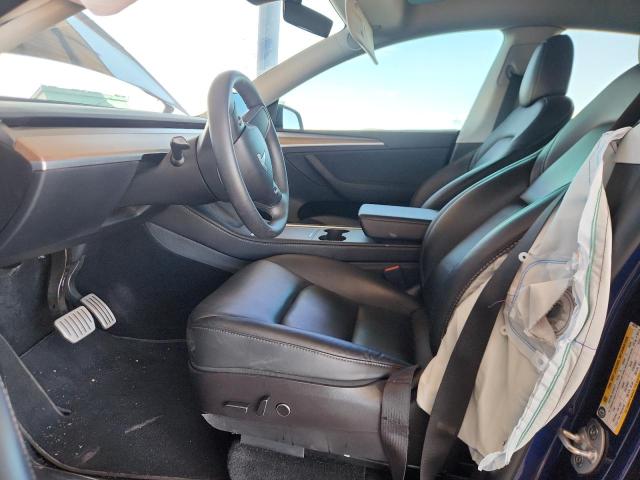 7SAYGDEFXNF542785 - 2022 TESLA MODEL Y Blau Foto 7