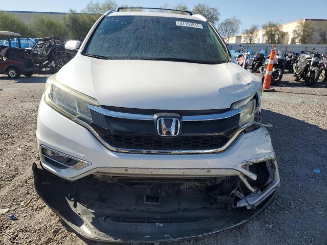 5J6RM3H75FL011057 - 2015 HONDA CR-V EXL WHITE photo 5