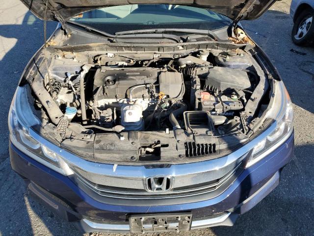 1HGCR2F39HA071818 - 2017 HONDA ACCORD LX BLUE photo 11