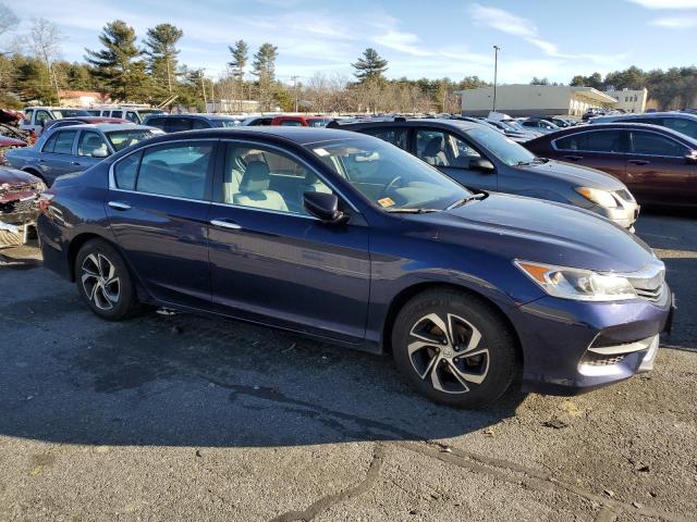 1HGCR2F39HA071818 - 2017 HONDA ACCORD LX BLUE photo 4