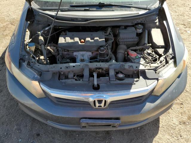 19XFB2F59CE365811 - 2012 HONDA CIVIC LX Темно-сірий фото 11
