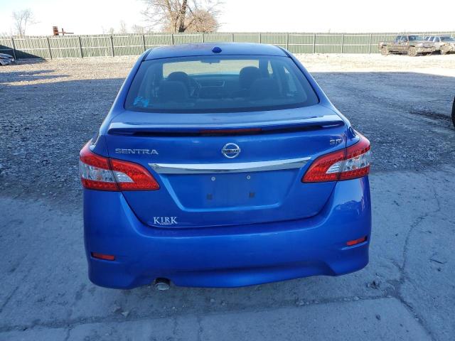 3N1AB7AP3FY241510 - 2015 NISSAN SENTRA S BLUE photo 6