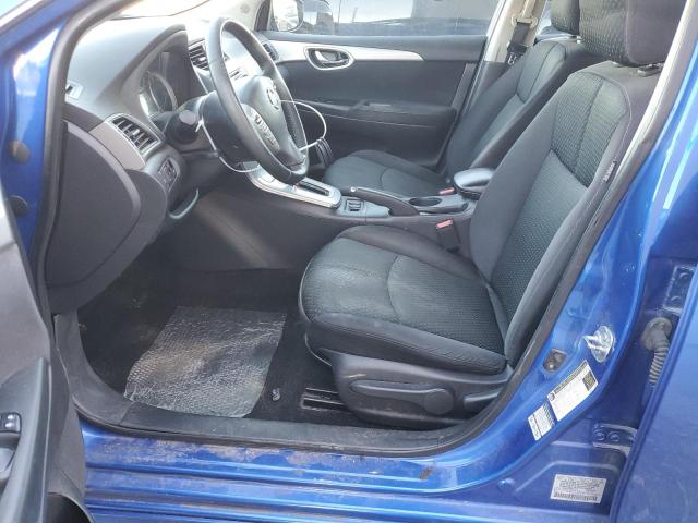 3N1AB7AP3FY241510 - 2015 NISSAN SENTRA S BLUE photo 7