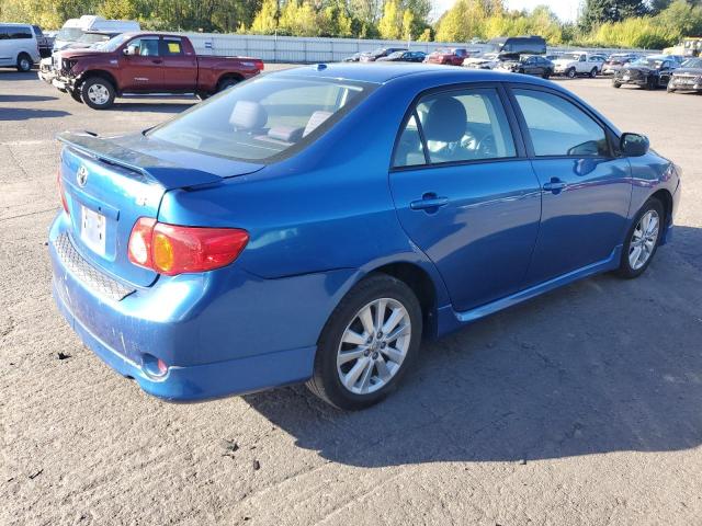 1NXBU40E39Z084557 - 2009 TOYOTA COROLLA BASE ლურჯი ფოტო 3