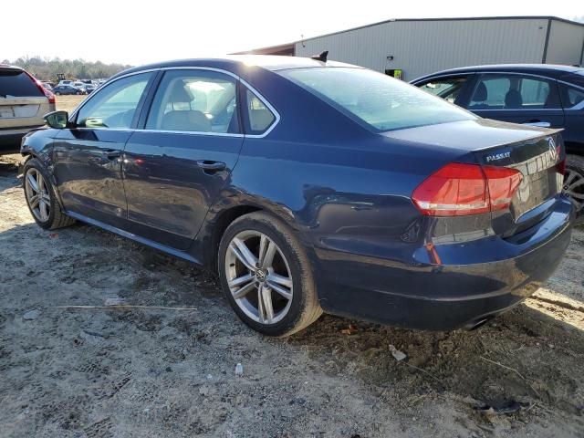 1VWBM7A38CC085197 - 2012 VOLKSWAGEN PASSAT SE BLUE photo 2