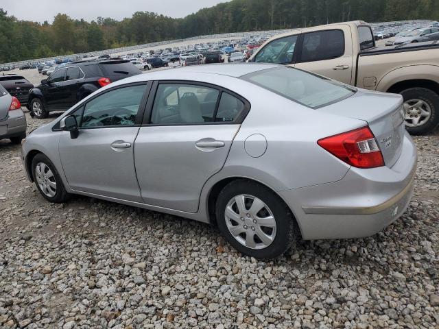 2HGFB2F56CH562716 - 2012 HONDA CIVIC LX SILVER photo 2