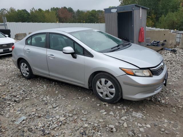 2HGFB2F56CH562716 - 2012 HONDA CIVIC LX SILVER photo 4