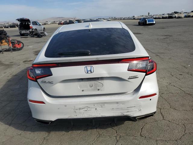 19XFL1H85PE002667 - 2023 HONDA CIVIC SPORT TOURING WHITE photo 6