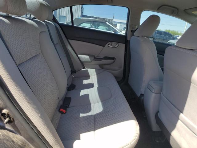 2HGFB2F58FH521606 - 2015 HONDA CIVIC LX ნაცრისფერი ფოტო 10