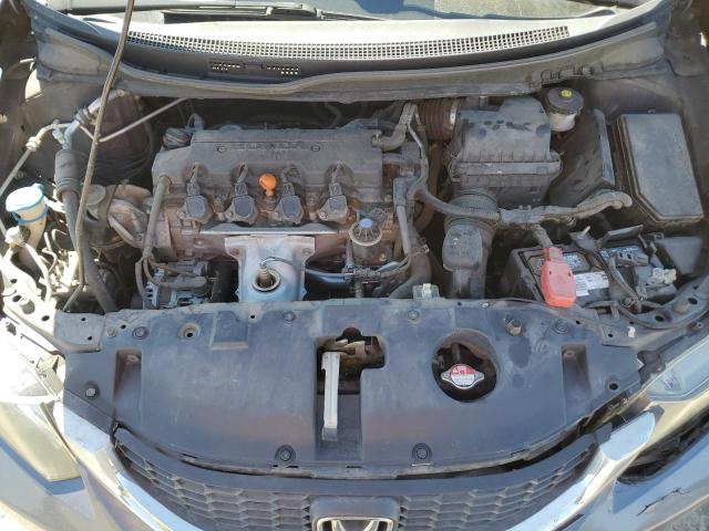 2HGFB2F58FH521606 - 2015 HONDA CIVIC LX ნაცრისფერი ფოტო 11