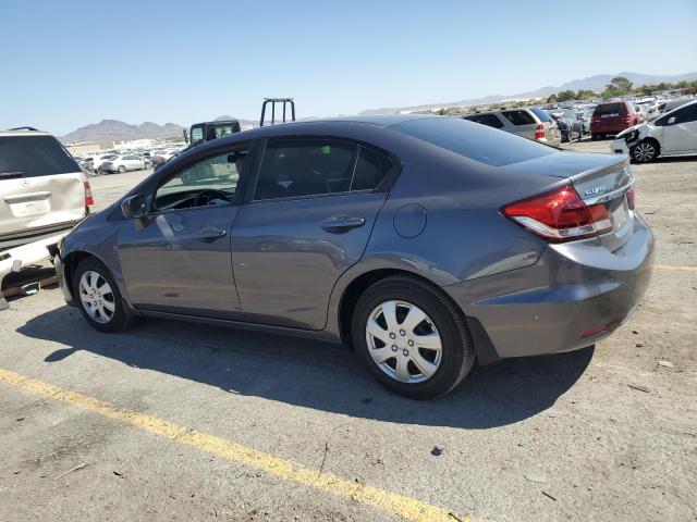 2HGFB2F58FH521606 - 2015 HONDA CIVIC LX ნაცრისფერი ფოტო 2