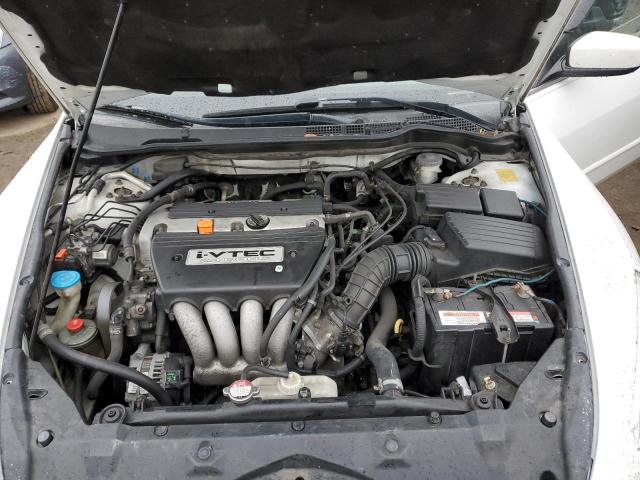 1HGCM56435A159980 - 2005 HONDA ACCORD LX WHITE photo 11