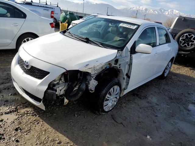 JTDBL40E199063328 - 2009 TOYOTA COROLLA BASE WHITE photo 1