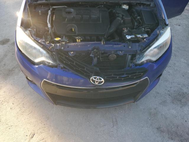 2T1BURHE2EC217211 - 2014 TOYOTA COROLLA L BLUE photo 11