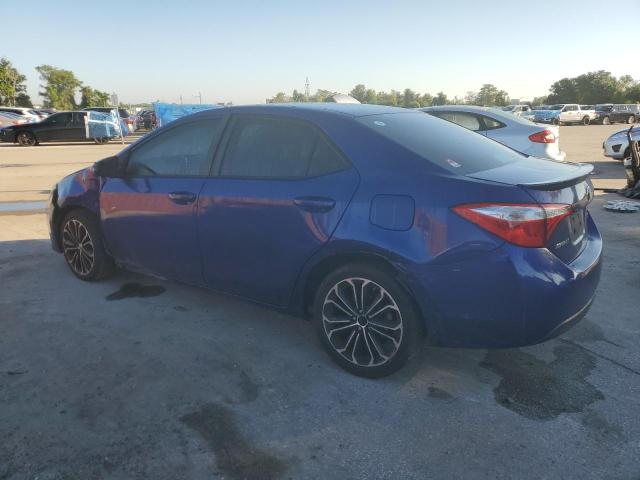 2T1BURHE2EC217211 - 2014 TOYOTA COROLLA L BLUE photo 2