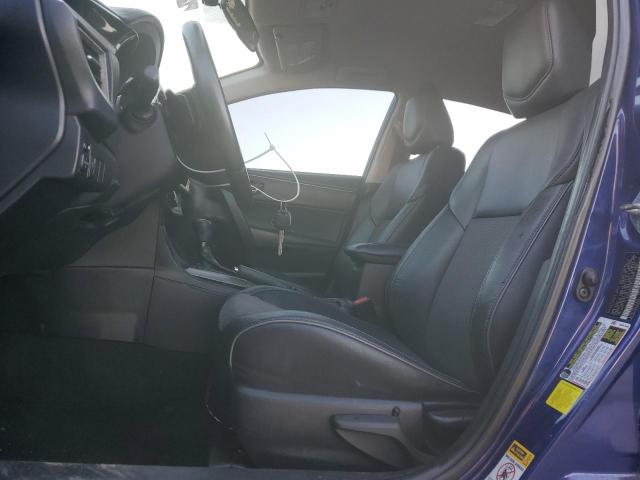 2T1BURHE2EC217211 - 2014 TOYOTA COROLLA L BLUE photo 7