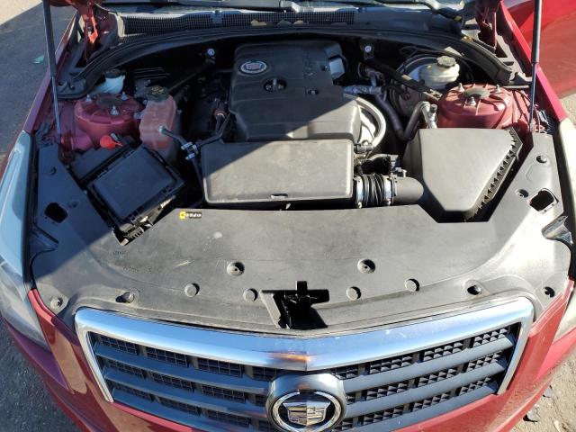 1G6AB5RA6D0126024 - 2013 CADILLAC ATS LUXURY RED photo 11