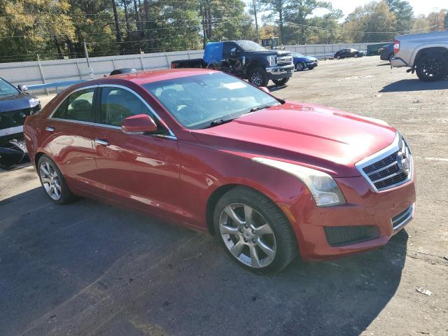 1G6AB5RA6D0126024 - 2013 CADILLAC ATS LUXURY RED photo 4