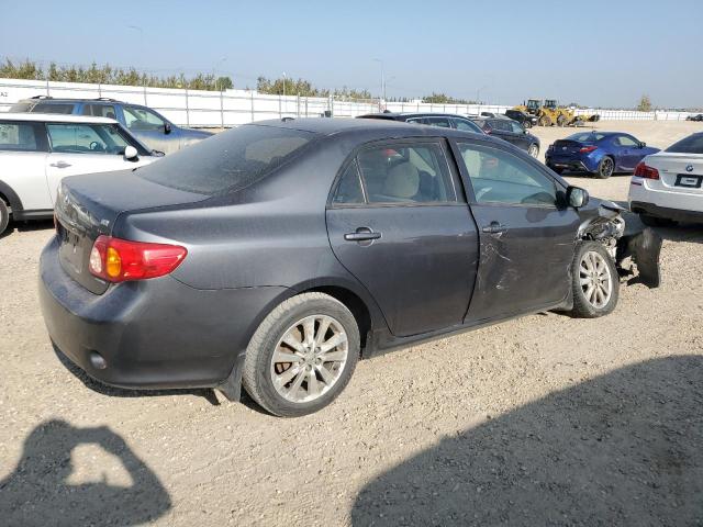 2T1BU40E59C055742 - 2009 TOYOTA COROLLA BASE Gris photo 3