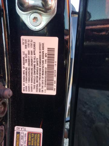 7FARW5H32JE000137 - 2018 HONDA CR-V LX შავი ფოტო 12