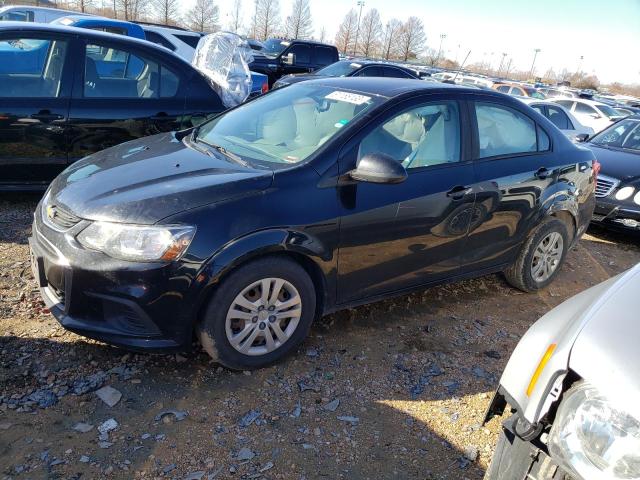 1G1JB5SHXH4119329 - 2017 CHEVROLET SONIC LS BLACK photo 1