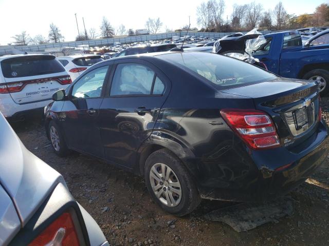 1G1JB5SHXH4119329 - 2017 CHEVROLET SONIC LS BLACK photo 2