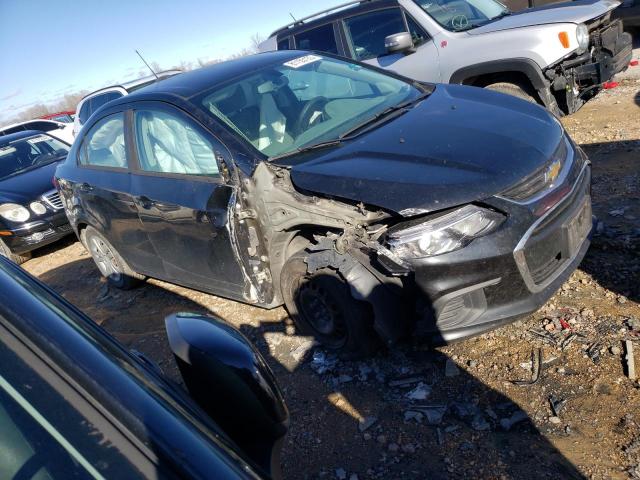 1G1JB5SHXH4119329 - 2017 CHEVROLET SONIC LS BLACK photo 4