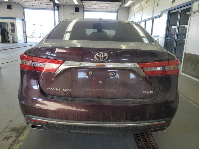 4T1BK1EB2JU285485 - 2018 TOYOTA AVALON XLE Bordo foto 6
