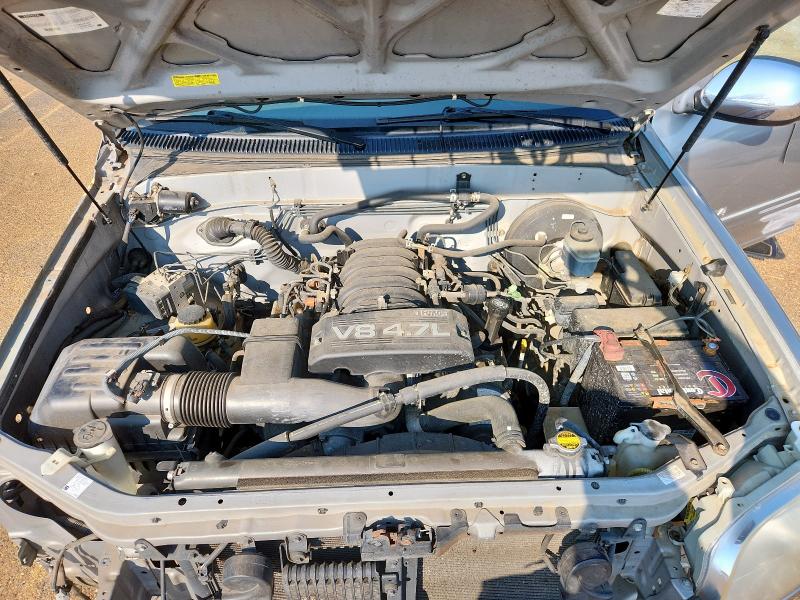 5TBET34105S464596 - 2005 TOYOTA TUNDRA DOUBLE CAB SR5 SILVER photo 11