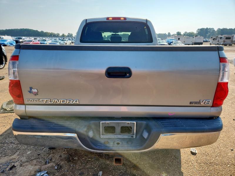 5TBET34105S464596 - 2005 TOYOTA TUNDRA DOUBLE CAB SR5 SILVER photo 6