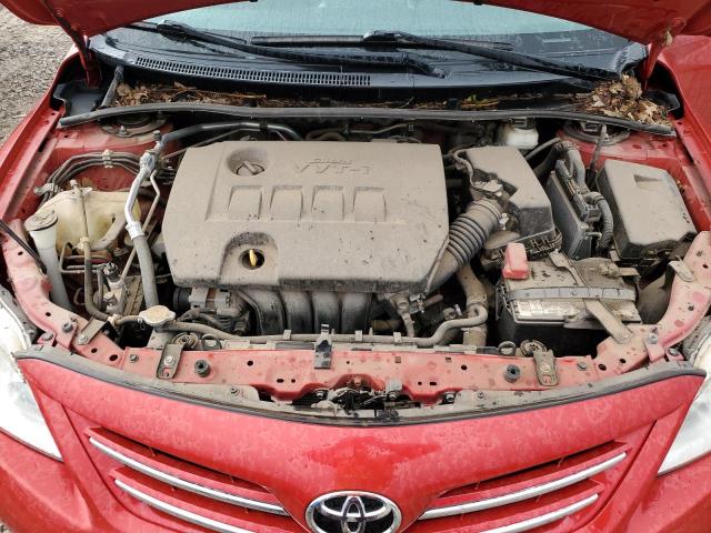 2T1BU4EE7DC013896 - 2013 TOYOTA COROLLA BASE Qırmızı foto 11