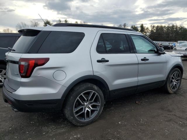 1FM5K8GT2JGA87418 - 2018 FORD EXPLORER SPORT SILVER photo 3